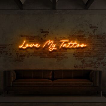 Love My Tattoo LED-Neonschild für Tattoo Studio