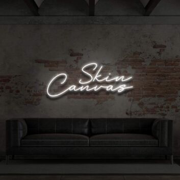 Skin Canvas LED-Neonschild für Tattoo Studio