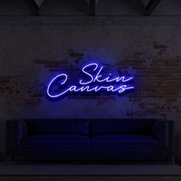 Skin Canvas LED-Neonschild für Tattoo Studio