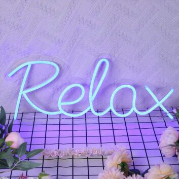 Relax LED Neonschild für Wohnzimmer und Schlafzimmer