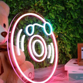 Vintage Vinyl Record LED Neon Sign Music Disc Wall Decor for Bedroom Studio Living Room
