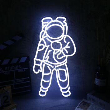 Astronaut LED Neon Sign Space Themed Neon Wall Decor for Bedroom Game Room Studio and Modern Interior