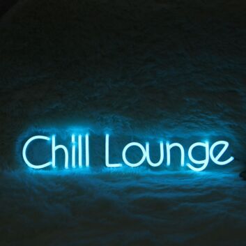 Chill Lounge LED-Neonschild für Bar und Wohnzimmer