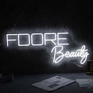 FDORE Beauty LED-Neonschild für Kosmetikstudio