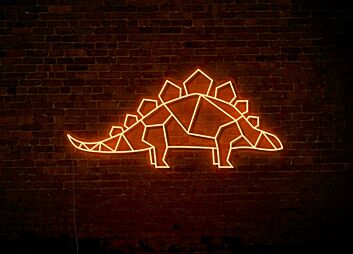 Stegosaurus Dinosaurier LED-Neonschild Kinderzimmer Wohnzimmer