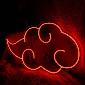 Modernes LED Neonschild Wolken Motiv abstraktes Neon Wandlicht für Wohnzimmer Schlafzimmer Café oder Studio
