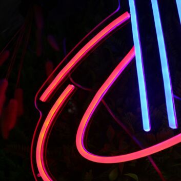 LED Neonschild Zauberhut mit Hand Symbol modernes Neon Wandlicht für Wohnzimmer oder Bar