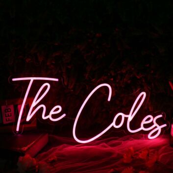 The Coles LED-Neonschild für Hochzeit Feier