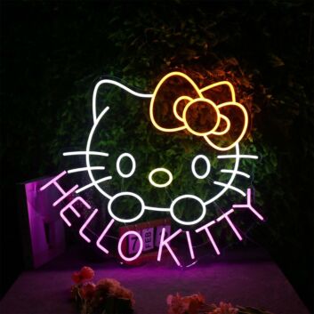HELLO KITTY LED-Neonschild Kinderzimmer Dekoration