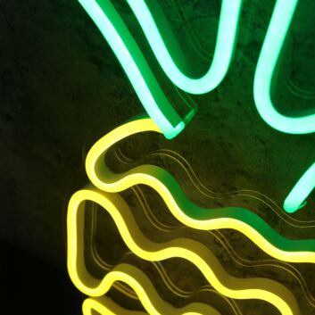 LED Neonschild Burger modernes Neon Wandlicht für Küche Restaurant Imbiss oder Dekoration