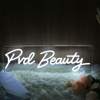 Pvd Beauty LED-Neonschild für Kosmetikstudio und Friseursalon