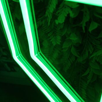 Modernes LED Neonschild Schild Symbol abstraktes Neon Wandlicht für Wohnzimmer Büro oder Bar