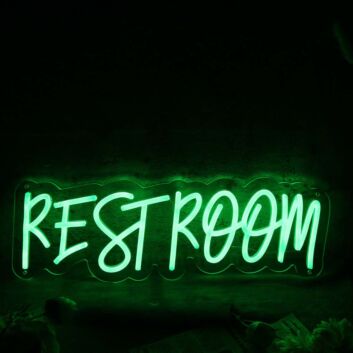 RESTROOM LED-Neonschild für Restaurant und Bar