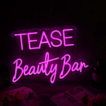 TEASE Beauty Bar LED-Neonschild für Kosmetikstudio oder Bar