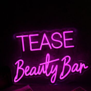 TEASE Beauty Bar LED-Neonschild für Kosmetikstudio oder Bar