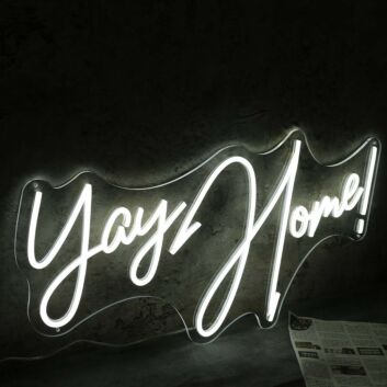 Yay Home! LED-Neonschild Wohnzimmer Schlafzimmer