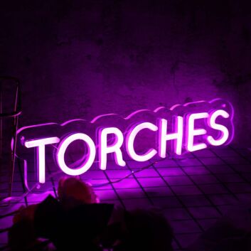TORCHES LED Neonschild für Bar und Eventdekoration