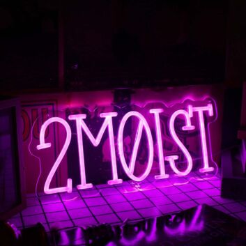 2MOIST LED-Neonschild Bar Club