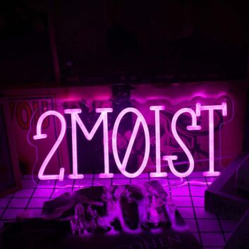 2MOIST LED-Neonschild Bar Club