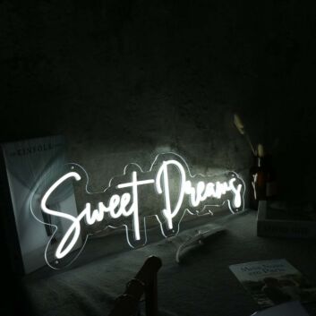 Sweet Dreams LED-Neonschild Schlafzimmer Wohnzimmer