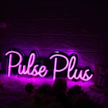 Pulse Plus Pink Neon Sign