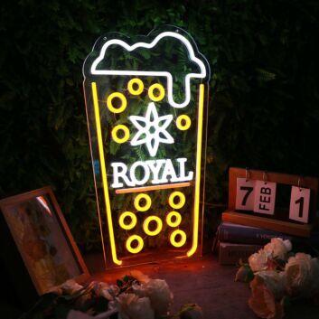 Bubble Tea Becher LED Neonschild für Cafe und Bar