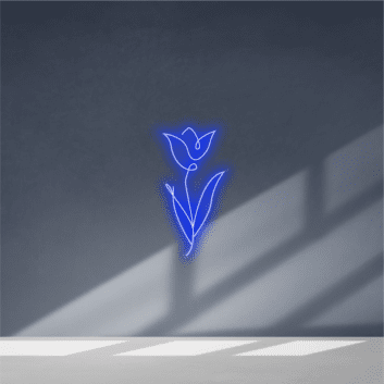 Tulpe LED-Neonschild für Wohnzimmer oder Schlafzimmer