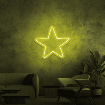 Stern LED-Neonschild Wohnzimmer Schlafzimmer
