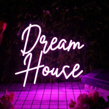 Dream House LED-Neonschild Wohnzimmer Schlafzimmer