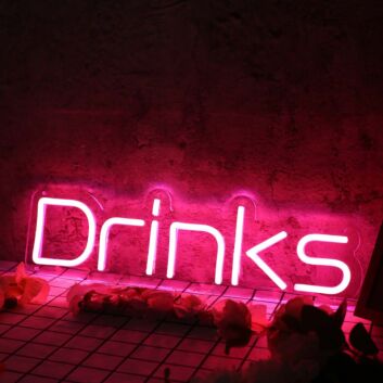 Drinks LED-Neonschild für Bar und Club