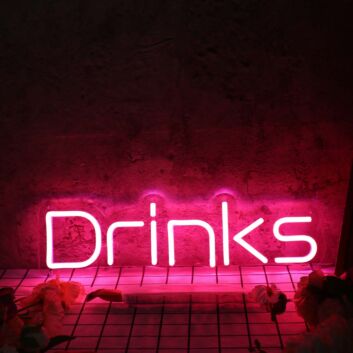 Drinks LED-Neonschild für Bar und Club