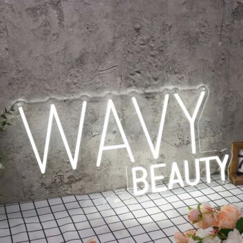 WAVY BEAUTY LED-Neonschild für Schönheitssalon