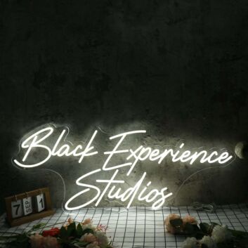 Black Experience Studios LED-Neonschild für Studio und Event