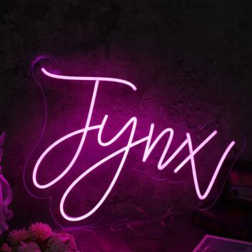 Jynx Pink Neon Sign