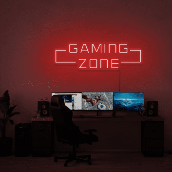 GAMING ZONE LED-Neonschild für Gamingzimmer