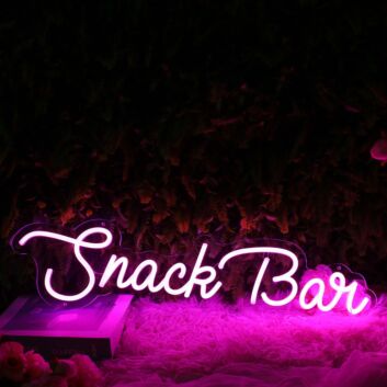 Snack Bar LED-Neonschild für Bar und Café