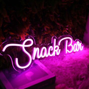 Snack Bar LED-Neonschild für Bar und Café