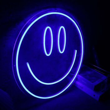 Smiley Gesicht LED-Neonschild Wohnzimmer Bar