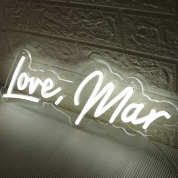 Love Mar LED-Neonschild für Hochzeit und Zuhause
