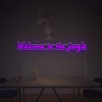 Welcome to the jungle LED-Neonschild für Bar Club