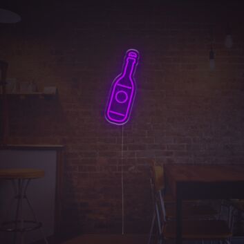 Flasche Bier LED-Neonschild für Bar und Restaurant