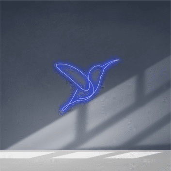 Kolibri LED-Neonschild Wohnzimmer Schlafzimmer
