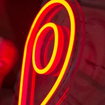 Standortsymbol LED-Neonschild für Büro und Geschäft