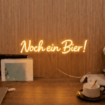 Noch ein Bier! LED-Neonschild für Bar und Party