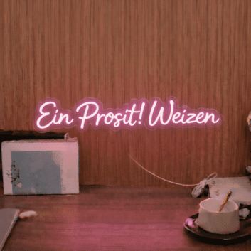 Ein Prosit! Weizen LED-Neonschild für Bar Brauerei