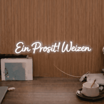 Ein Prosit! Weizen LED-Neonschild für Bar Brauerei