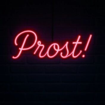 Prost! LED-Neonschild für Bar und Party