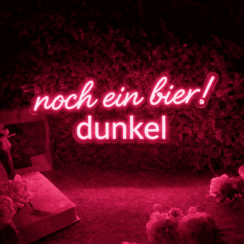 Noch ein Bier! Dunkel LED-Neonschild für Bar und Kneipe
