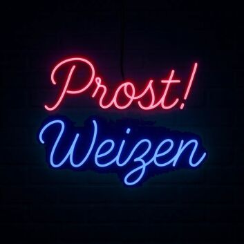 Prost! Weizen LED-Neonschild für Bar und Brauerei