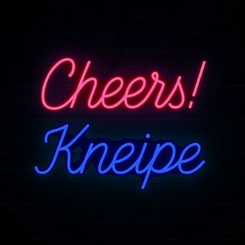 Cheers! Kneipe LED-Neonschild für Bar